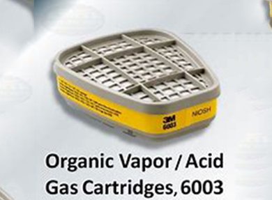 3m 6006 Multi Gas Vapour Catridge