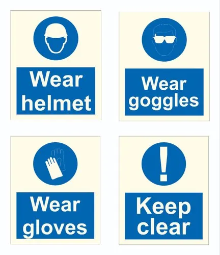 Rectangular Mandatory Signage
